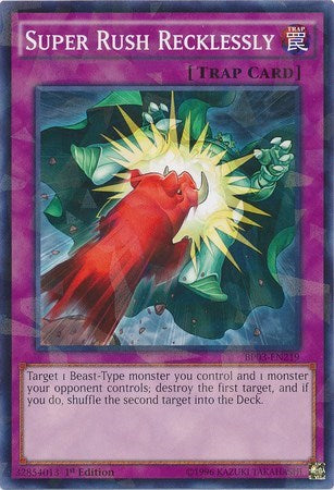 Super Rush Recklessly (Shatterfoil) (BP03-EN219) [Battle Pack 3: Monster League]