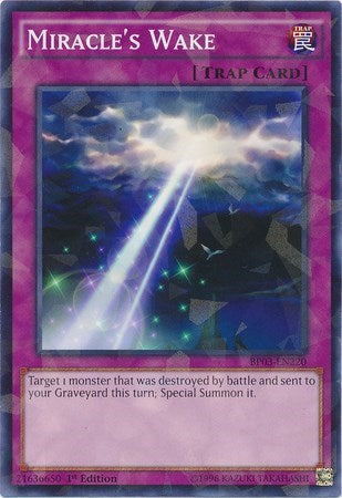 Miracle's Wake (Shatterfoil) (BP03-EN220) [Battle Pack 3: Monster League]