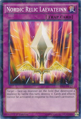 Nordic Relic Laevateinn (Shatterfoil) (BP03-EN221) [Battle Pack 3: Monster League]