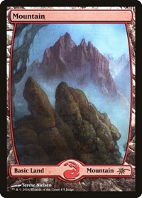 Mountain - Full Art (4) (4) [Judge Promos]