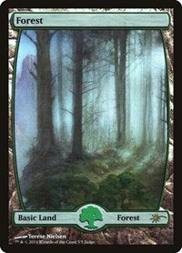 Forest - Full Art (5) (5) [Judge Promos]