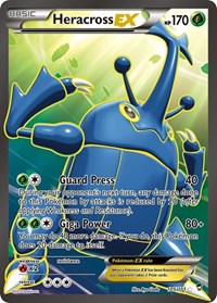 Heracross EX (105 Full Art) (105/111) [XY - Furious Fists]
