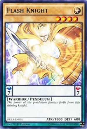 Flash Knight (DUEA-EN001) - Duelist Alliance 1st Edition