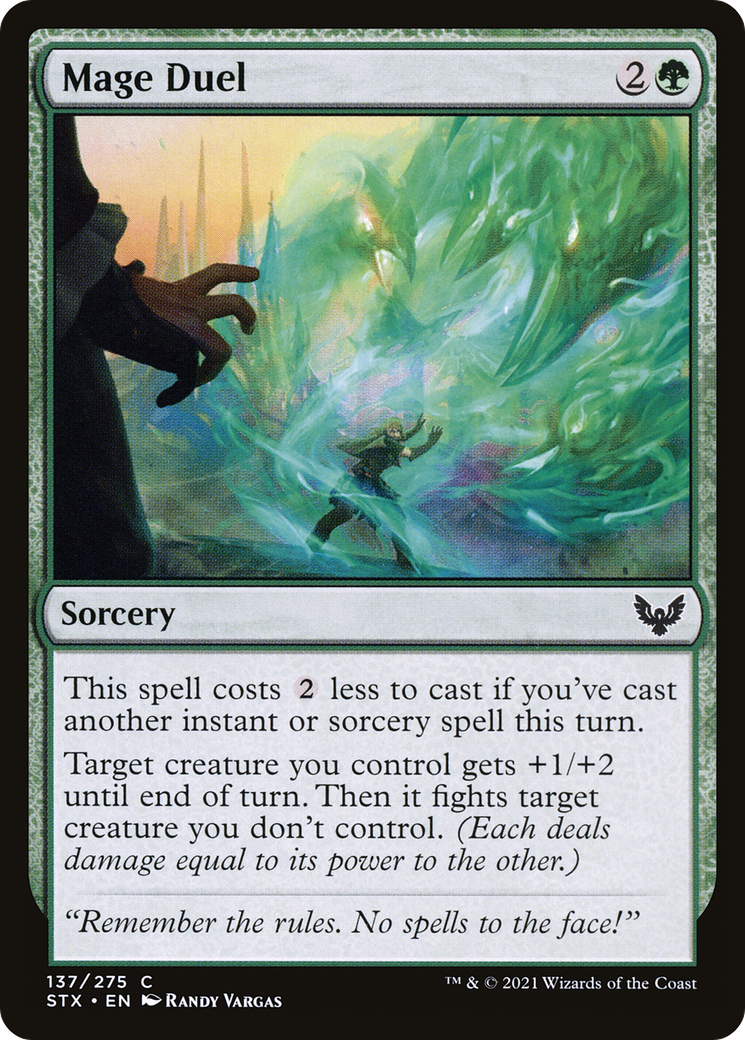 Mage Duel (STX-137) - Strixhaven: School of Mages Foil