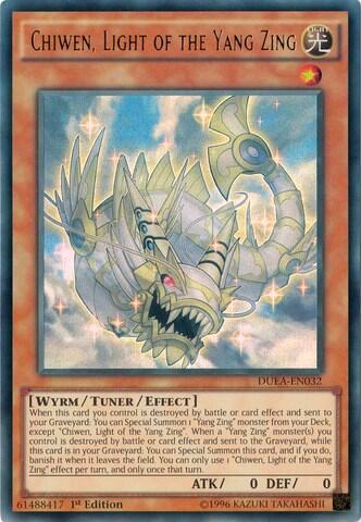 Chiwen, Light of the Yang Zing (DUEA-EN032) [Duelist Alliance]