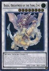 Baxia, Brightness of the Yang Zing (UTR) (DUEA-EN051) [Duelist Alliance]