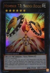 Number 72: Shogi Rook (YZ05-EN001) [Yu-Gi-Oh! ZEXAL Manga Promotional Cards]
