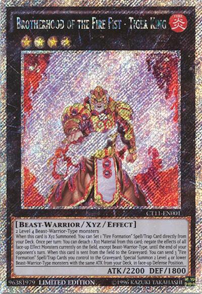 Brotherhood of the Fire Fist - Tiger King (CT11-EN001) [2014 Mega-Tins]