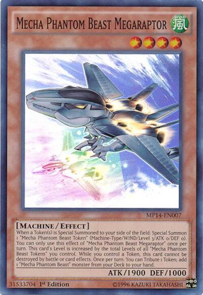 Mecha Phantom Beast Megaraptor (MP14-EN007) [2014 Mega-Tins Mega Pack]