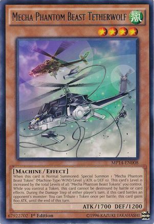 Mecha Phantom Beast Tetherwolf (MP14-EN008) - 2014 Mega-Tins Mega Pack 1st Edition