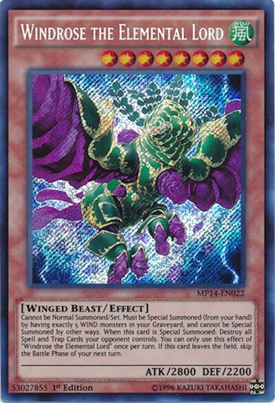 Windrose the Elemental Lord (MP14-EN022) [2014 Mega-Tins Mega Pack]