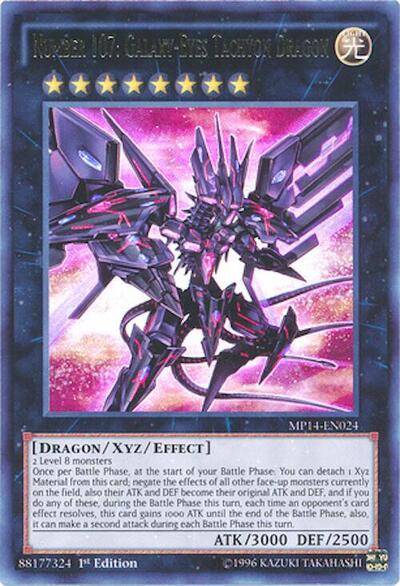 Number 107: Galaxy-Eyes Tachyon Dragon (MP14-EN024) [2014 Mega-Tins Mega Pack]
