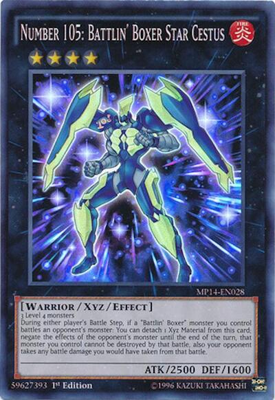 Number 105: Battlin' Boxer Star Cestus (MP14-EN028) [2014 Mega-Tins Mega Pack]