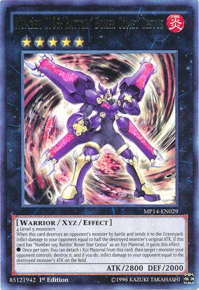 Number C105: Battlin' Boxer Comet Cestus (MP14-EN029) [2014 Mega-Tins Mega Pack]