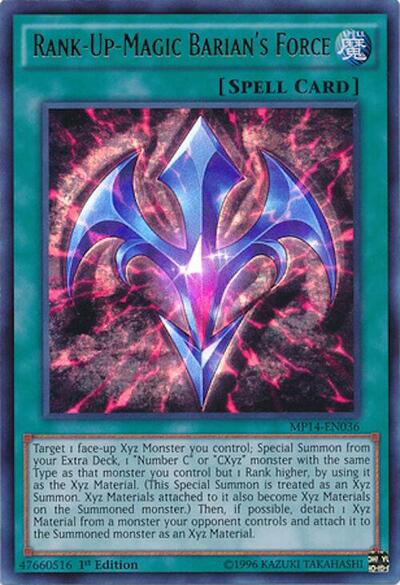 Rank-Up-Magic Barian's Force (MP14-EN036) [2014 Mega-Tins Mega Pack]
