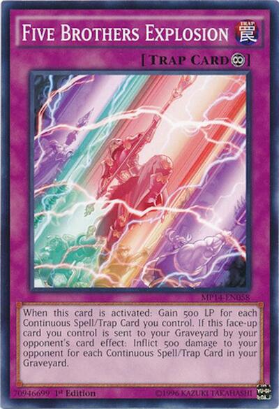 Five Brothers Explosion (MP14-EN058) [2014 Mega-Tins Mega Pack]