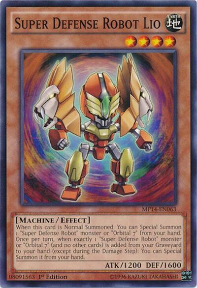 Super Defense Robot Lio (MP14-EN063) [2014 Mega-Tins Mega Pack]