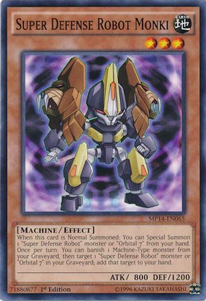 Super Defense Robot Monki (MP14-EN065) - 2014 Mega-Tins Mega Pack Unlimited