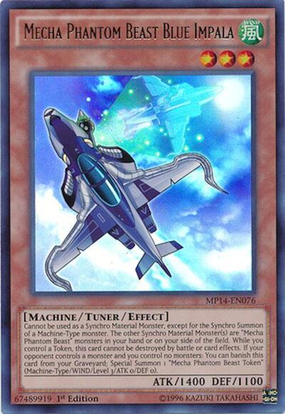 Mecha Phantom Beast Blue Impala (MP14-EN076) [2014 Mega-Tins Mega Pack]