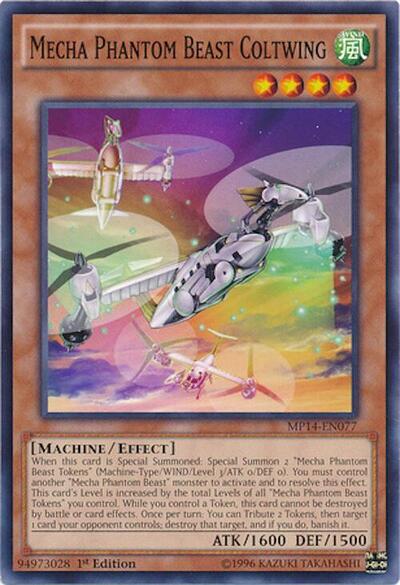 Mecha Phantom Beast Coltwing (MP14-EN077) [2014 Mega-Tins Mega Pack]