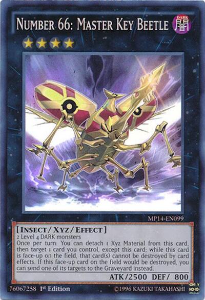Number 66: Master Key Beetle (MP14-EN099) [2014 Mega-Tins Mega Pack]