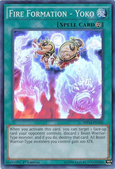 Fire Formation - Yoko (MP14-EN104) [2014 Mega-Tins Mega Pack]