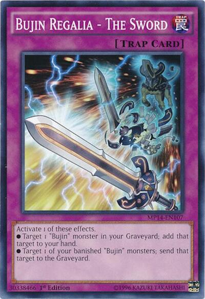 Bujin Regalia - The Sword (MP14-EN107) [2014 Mega-Tins Mega Pack]