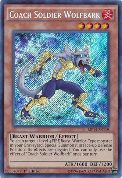 Coach Soldier Wolfbark (MP14-EN119) [2014 Mega-Tins Mega Pack]
