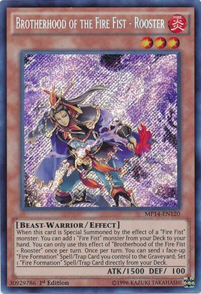 Brotherhood of the Fire Fist - Rooster (MP14-EN120) [2014 Mega-Tins Mega Pack]