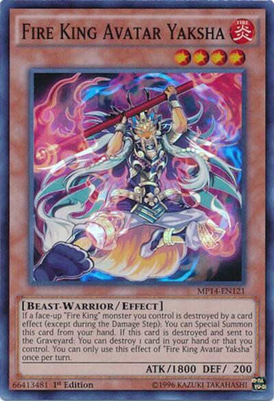 Fire King Avatar Yaksha (MP14-EN121) [2014 Mega-Tins Mega Pack]