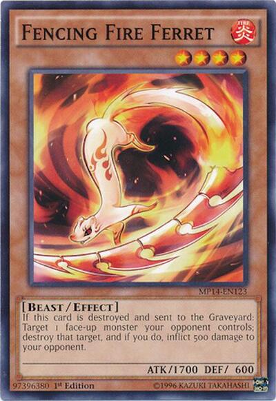 Fencing Fire Ferret (MP14-EN123) [2014 Mega-Tins Mega Pack]