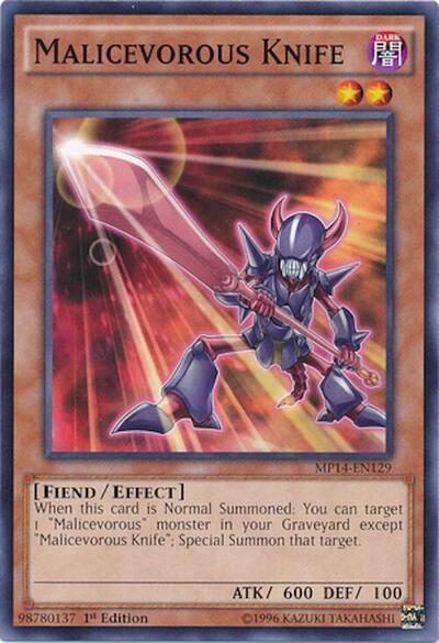 Malicevorous Knife (MP14-EN129) [2014 Mega-Tins Mega Pack]