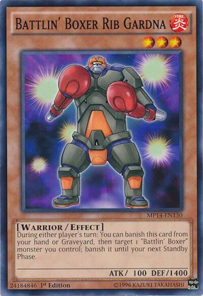Battlin' Boxer Rib Gardna (MP14-EN130) [2014 Mega-Tins Mega Pack]