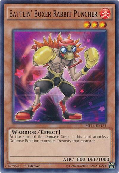 Battlin' Boxer Rabbit Puncher (MP14-EN131) [2014 Mega-Tins Mega Pack]
