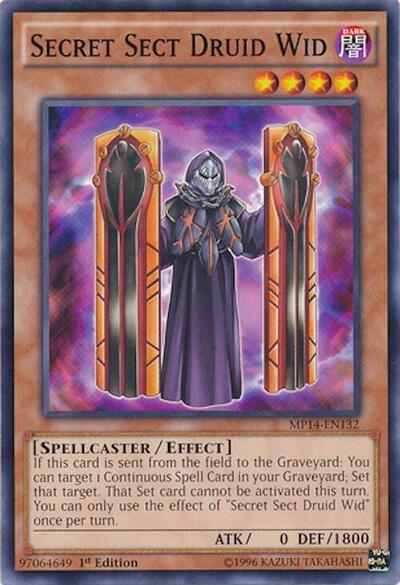 Secret Sect Druid Wid (MP14-EN132) [2014 Mega-Tins Mega Pack]
