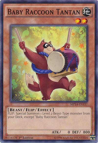 Baby Raccoon Tantan (MP14-EN137) [2014 Mega-Tins Mega Pack]