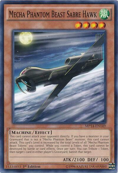 Mecha Phantom Beast Sabre Hawk (MP14-EN149) [2014 Mega-Tins Mega Pack]