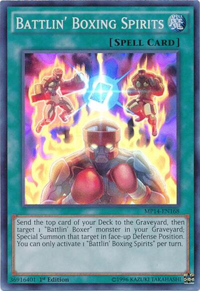 Battlin' Boxing Spirits (MP14-EN168) [2014 Mega-Tins Mega Pack]