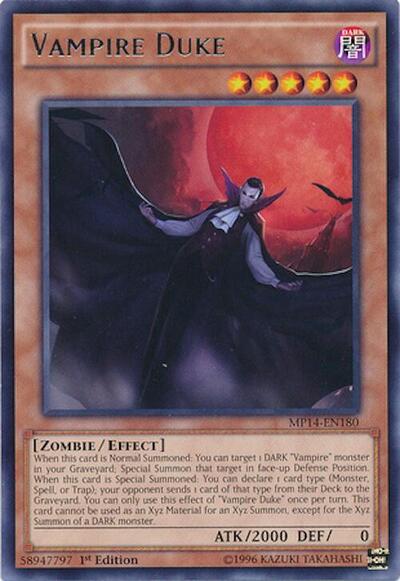 Vampire Duke (MP14-EN180) [2014 Mega-Tins Mega Pack]