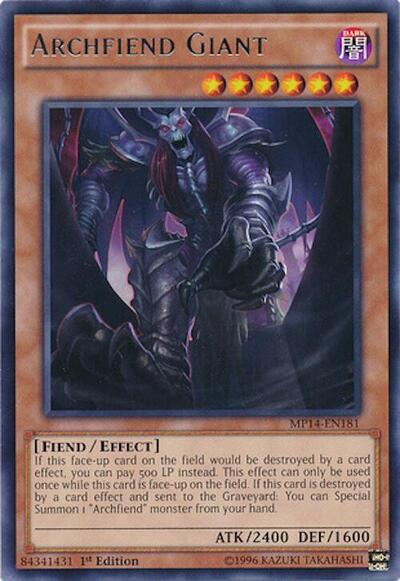 Archfiend Giant (MP14-EN181) [2014 Mega-Tins Mega Pack]