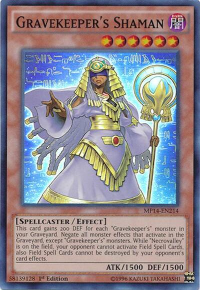Gravekeeper's Shaman (MP14-EN214) [2014 Mega-Tins Mega Pack]