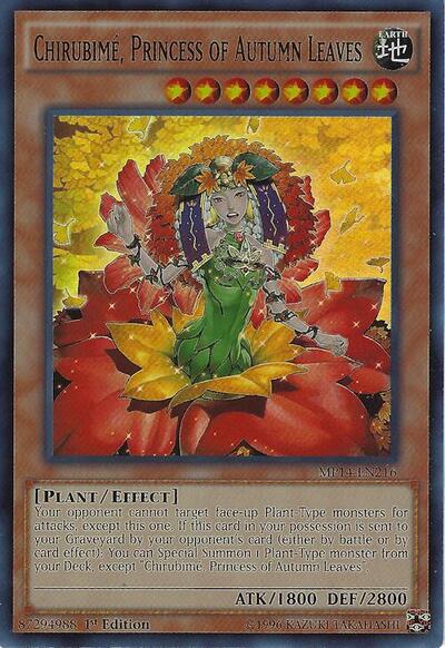 Chirubime, Princess of Autumn Leaves (MP14-EN216) [2014 Mega-Tins Mega Pack]