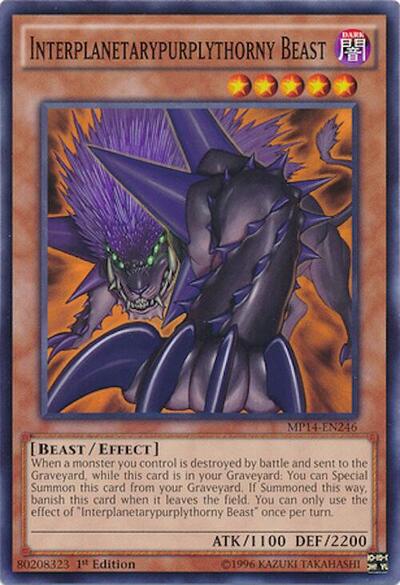 Interplanetarypurplythorny Beast (MP14-EN246) [2014 Mega-Tins Mega Pack]