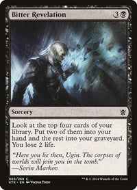 Bitter Revelation (65) [Khans of Tarkir]
