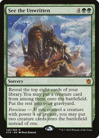 See the Unwritten (149) [Khans of Tarkir]