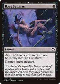 Bone Splinters (22) [Duel Decks: Speed vs. Cunning]