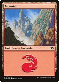 Mountain (078) (78) [Duel Decks: Speed vs. Cunning]