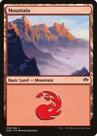 Mountain (036) (36) [Duel Decks: Speed vs. Cunning]