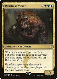 Rakshasa Vizier (193) [Khans of Tarkir]