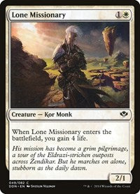 Lone Missionary (49) [Duel Decks: Speed vs. Cunning]
